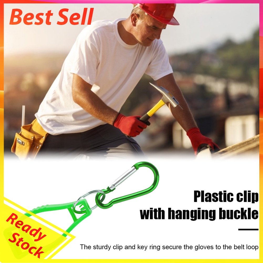 Multi-purpose Gloves Hook Labor Work Clamp Grabber Safety Clip Holder Tools