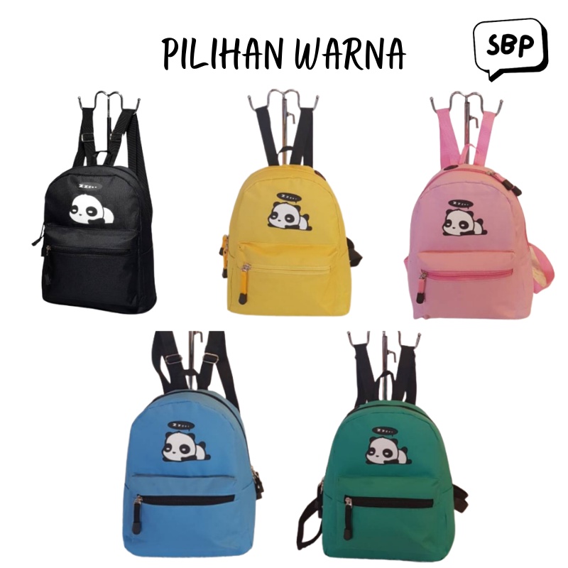 COD Ransel mini - tas ransel kecil Motif Panda Tas Sekolah Tk Paud SBP