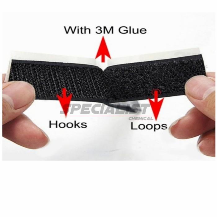 

Holder | 3M Velcro Hook And Loop / Kasar Dan Halus - Perekat 3M Cord Holder