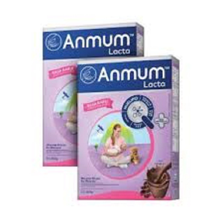 

2 PCS Anmum Lacta Cokelat Susu Ibu Menyusui [200 g/ Membantu ASI]