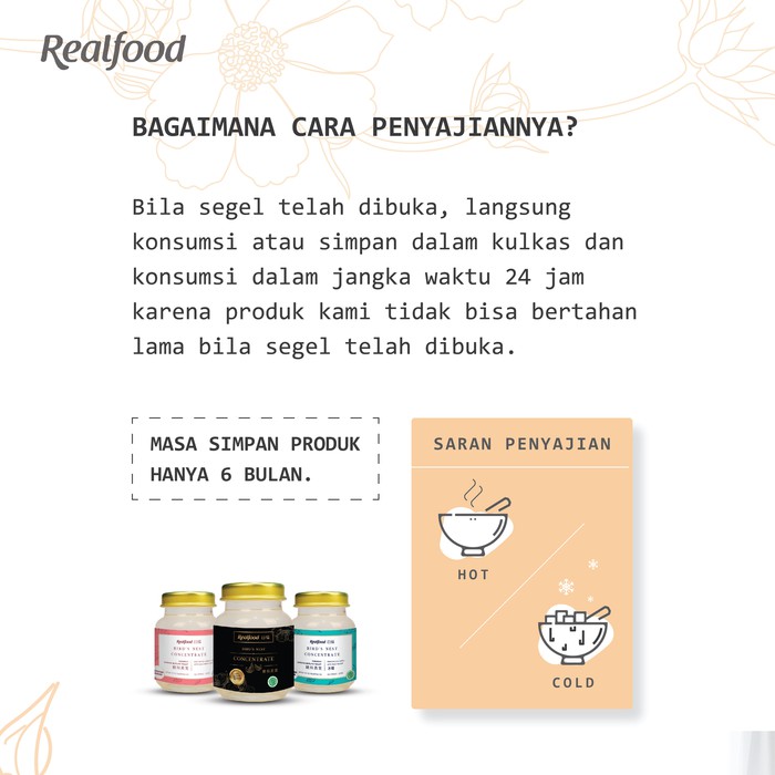 

TERMURAH - REALFOOD PURE WELLNESS MINUMAN SEHAT SARANG BURUNG WALET ORIGINAL