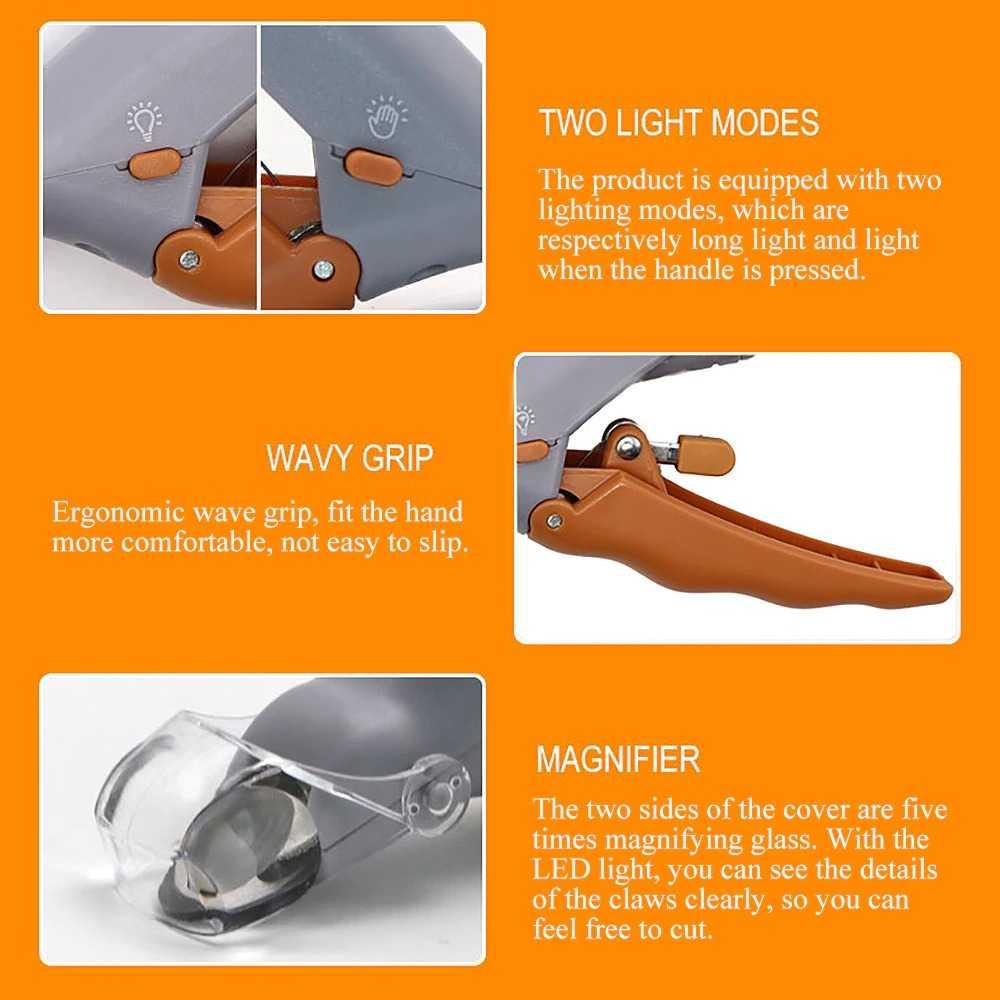 YASNI Gunting Kuku Anjing Kucing LED Pet Nail Toe Claw Clipper - Y333