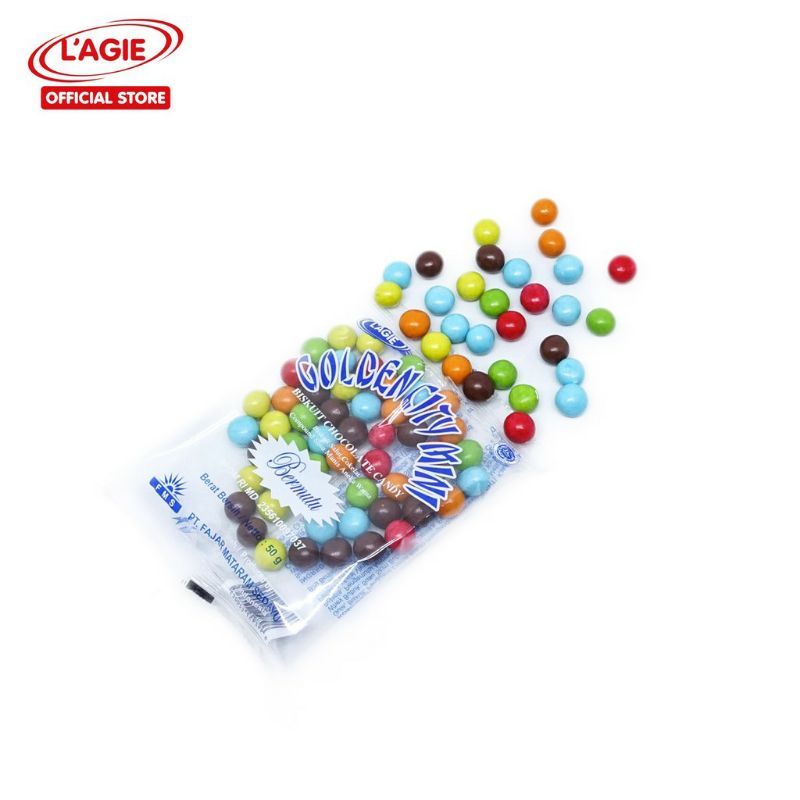 

L'AGIE CHOCO GOLDEN BALL 50GRAM, CHOCO CITY MINI 50GRAM, GOLDEN COIN 50GRAM