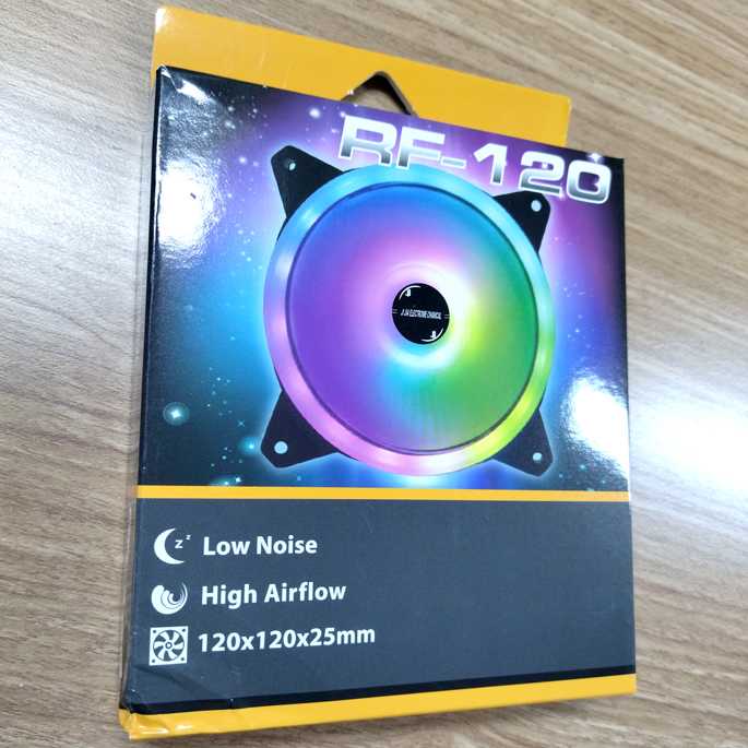 JI JIA Computer Case Fan Luminous LED RGB 12 CM - RF120 ( Mughnii )