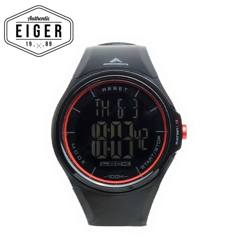 𝙀𝙄𝙂𝙀𝙍1989 JAM TANGAN ORIGINAL TOUCH DIGI WATCH