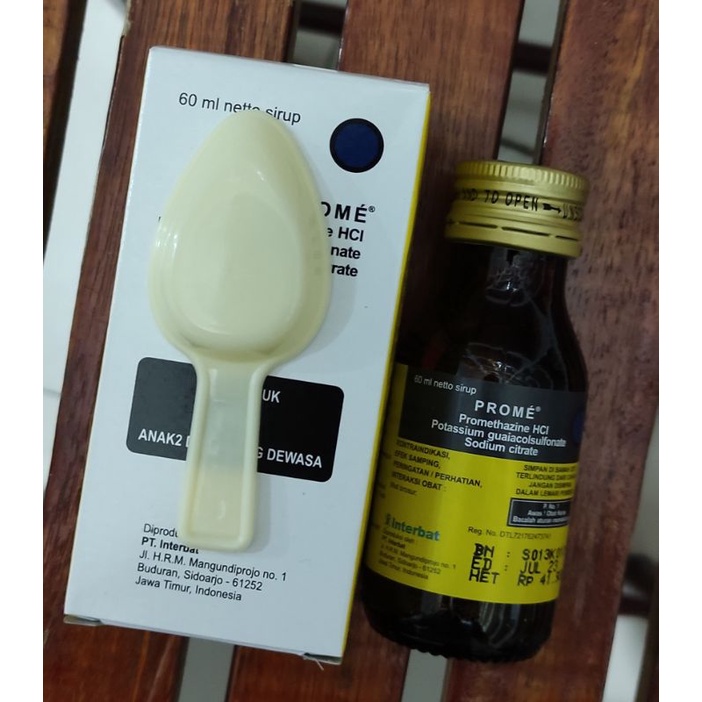 Prome 60 ML / Obat Batuk Alergi / Gatal Tenggorakan