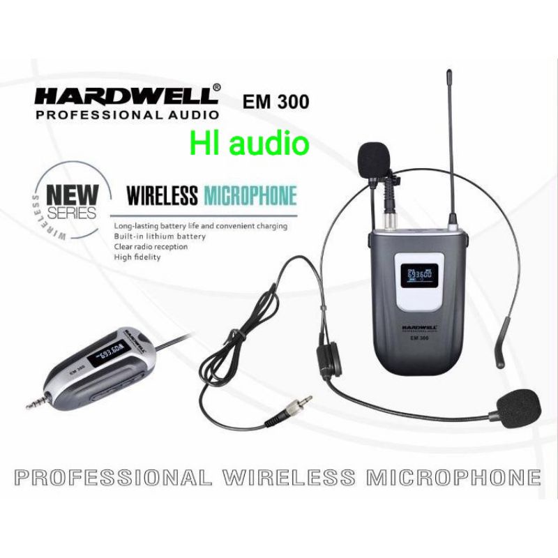 MIC HARDWELL EM-300 /MIC HEADSET/MIC BANDO ORIGINAL