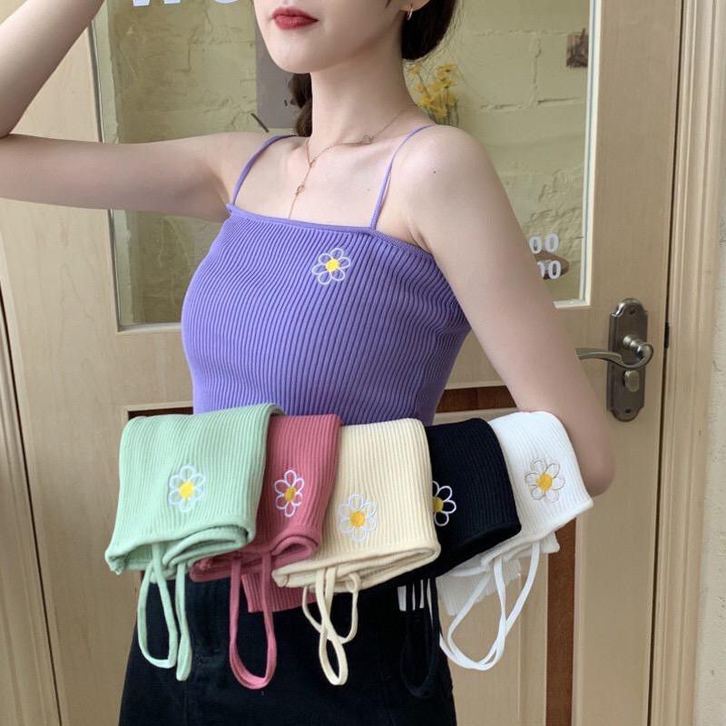 Tanktop Bunga/Tanktop Style Korea/Tanktop Murah