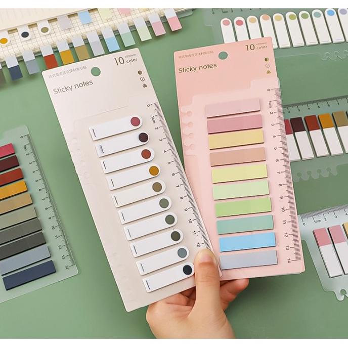 

STICKY NOTES GRADIASI 10 LINE - HALF COL SQUARE