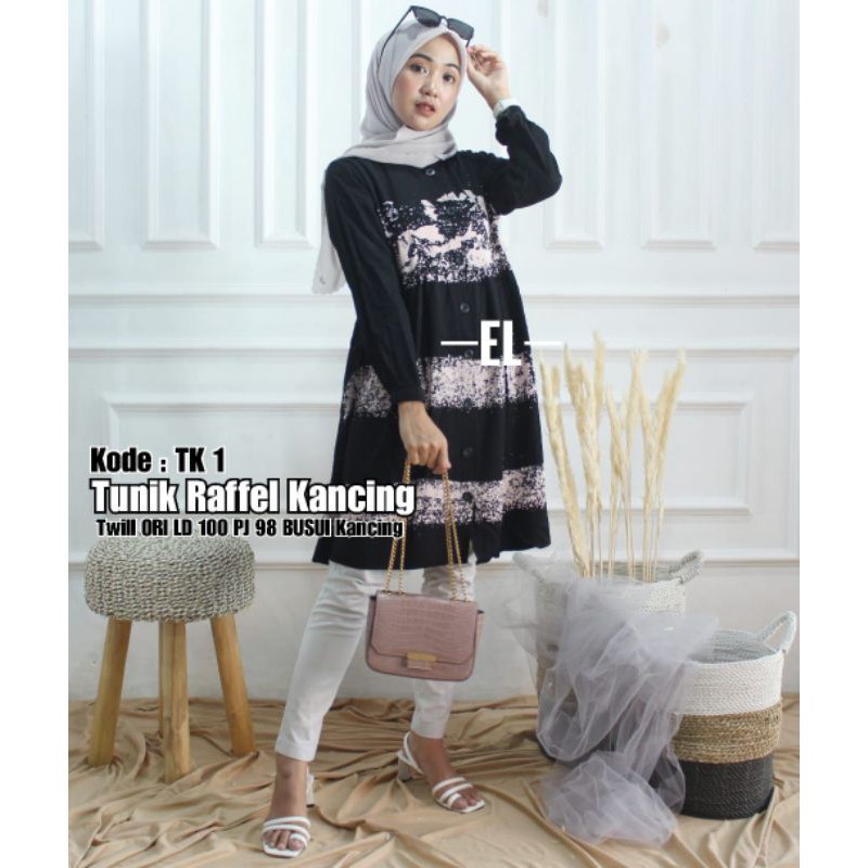 TUNIK TWILL BATIK BY ELZHAF ORI