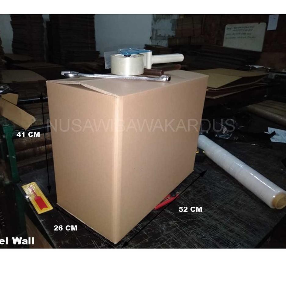 

2.2 BIG SALE FASION kardus box packing polos double wall 52x26x41cm, murah, kotak karton