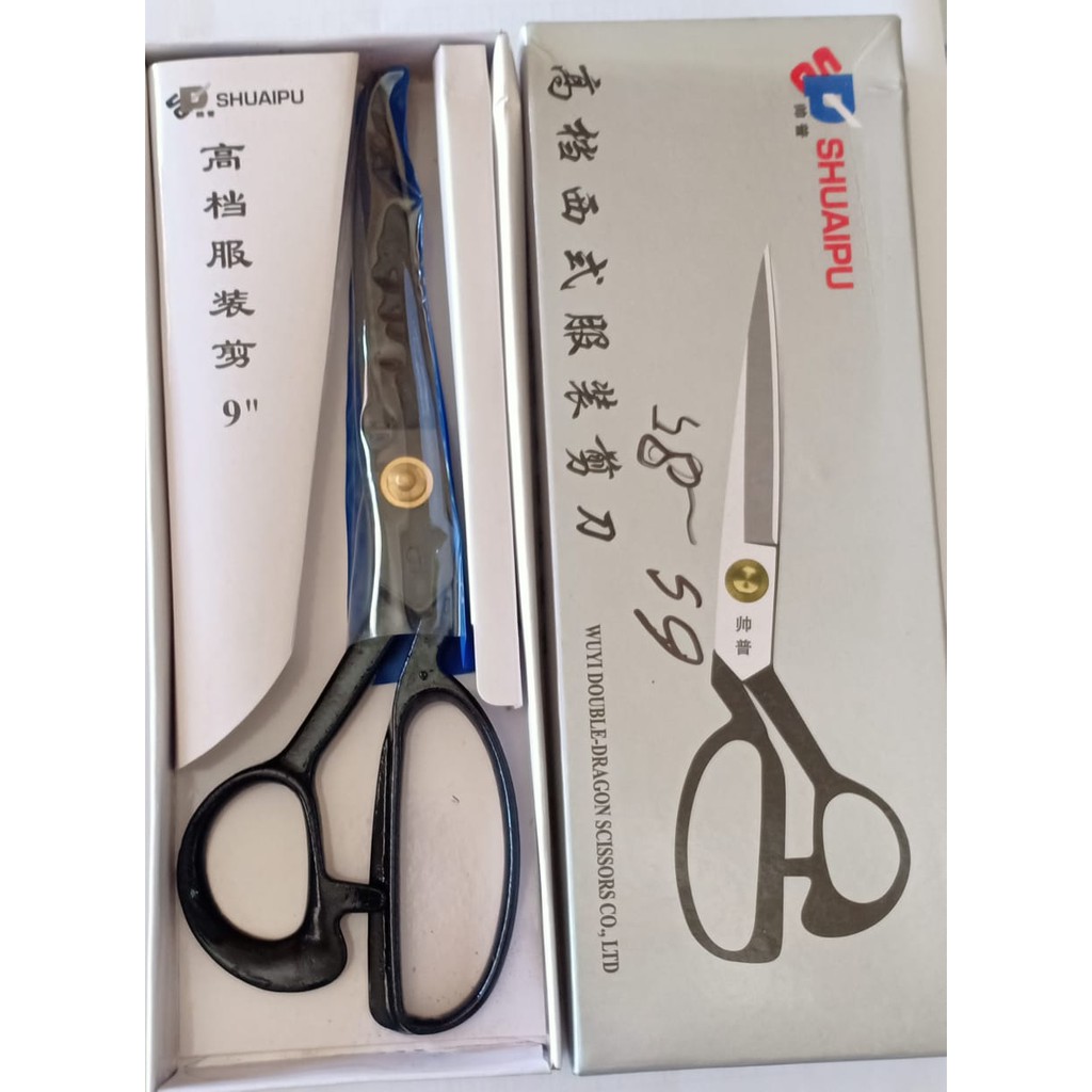 

Gunting kain taylor Shuaipu 9" original besi