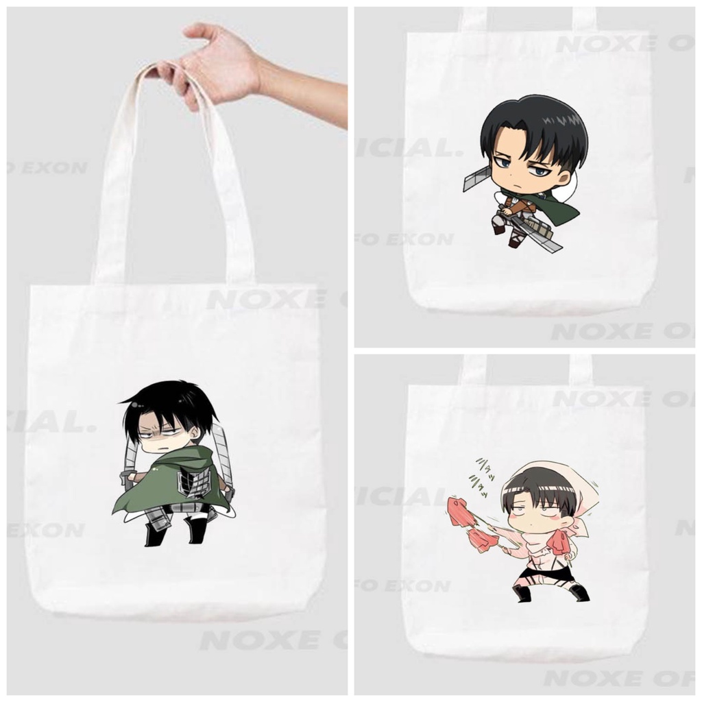 TOTE BAG ANIME LEVI ATTACK ON TITAN