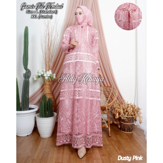 Gamis Tile Mutiara Model Busui / Gamis Tile Premium Frendly Busui / Gamis Cantik / Gamis Terbaru