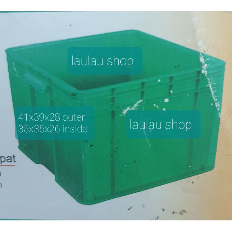 41x39x28 Box Container Hanata 2302 Keranjang Industri Bak Kolam Ikan Kotak Perkakas Spare Part