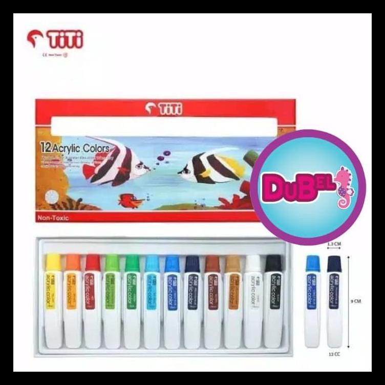 

Diskon Cat Akrilik / Acrylic Titi Set 12Ml