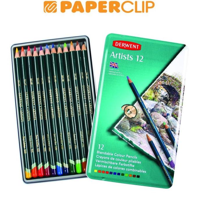 

PENSIL WARNA SET DERWENT 12COLOR ARTIST 32092DW ---READY---