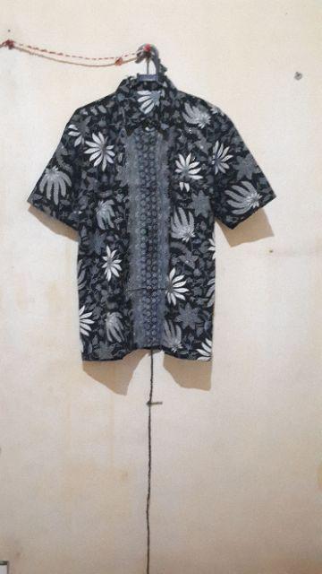 Couple Rok Plisket Shendy Maxi Jumbo Dan Kemeja Batik Pria