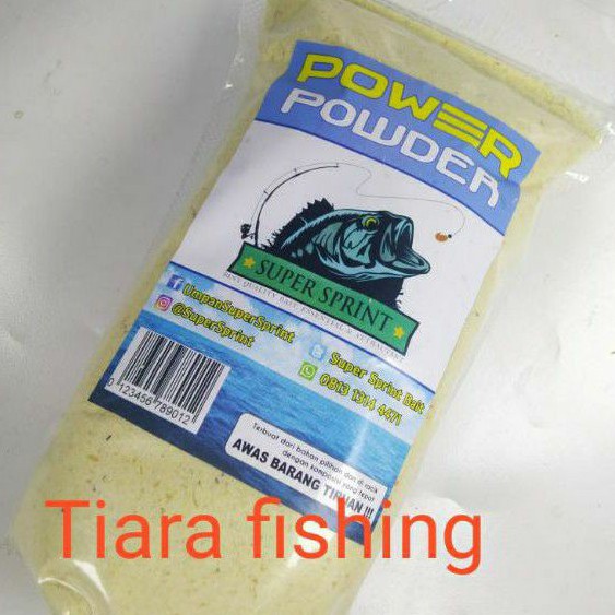 power powder super sprint umpan mancing umpan putih umpan strike ikan mas nila mujair