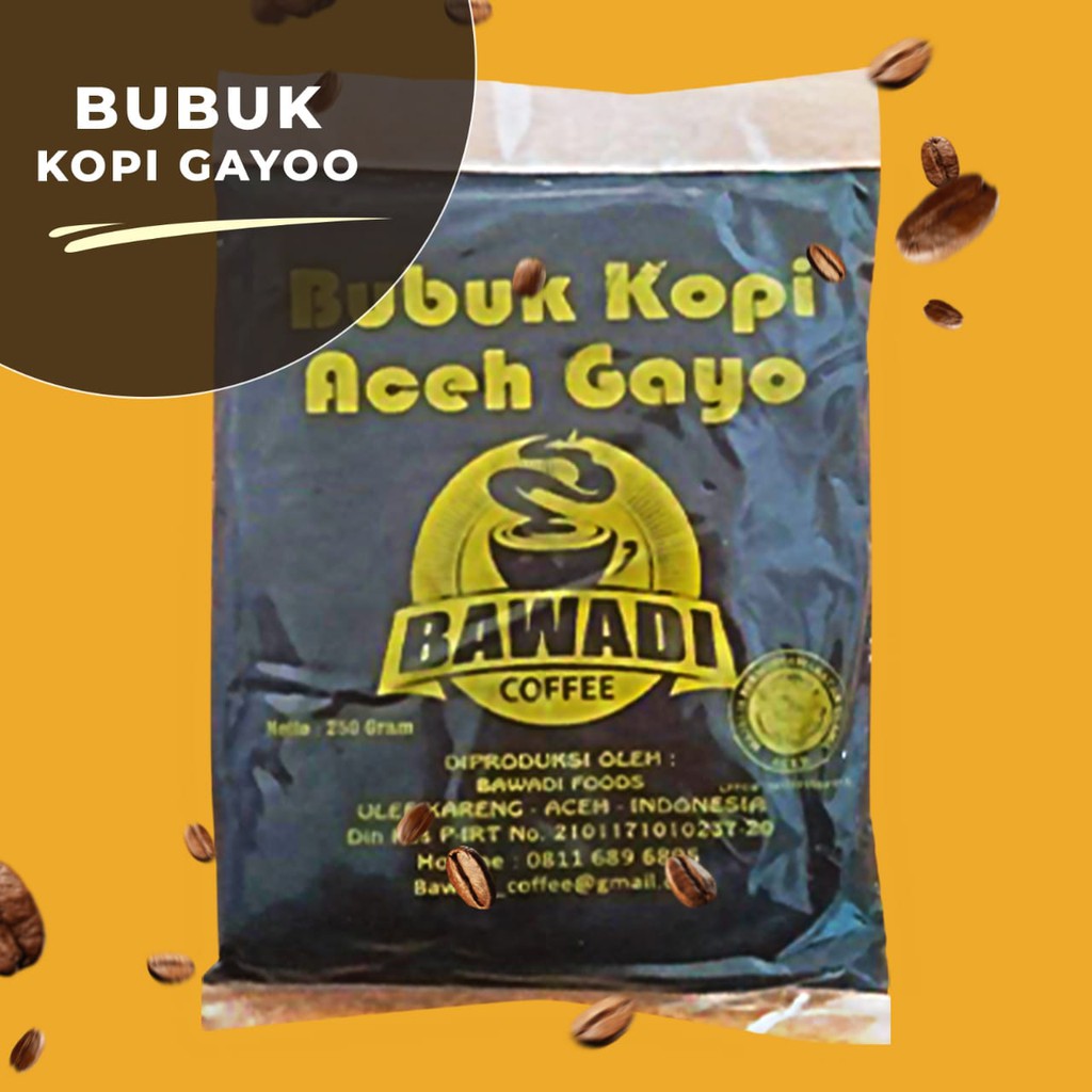 Bawadi Coffee Robusta Aceh Gayo 100g x isi 50 Pcs