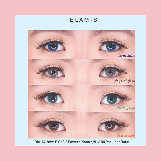 CTK SOFTLENS Softlen Korea Elamis 14.2 MM + Gratis Tempat Softlens