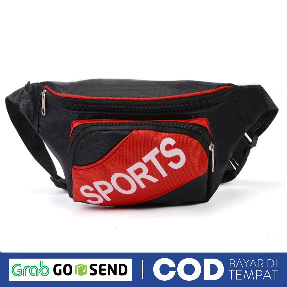 COD Highland Tas Pinggang Pria Sport Casual New Arival Tas Selempang/ Waitsbag Termurah IMPORT NTS03