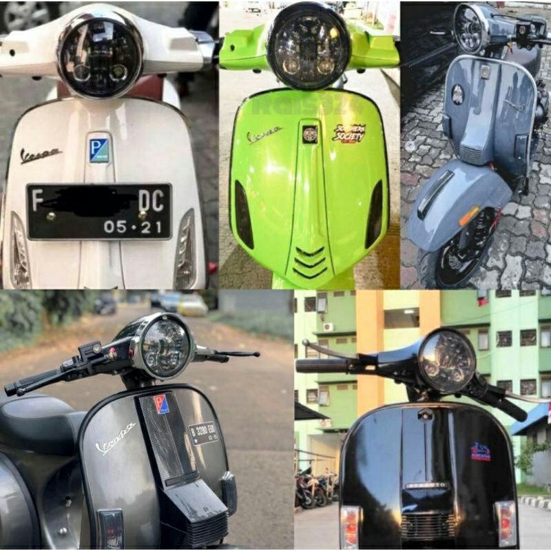 LAMPU DAYMAKER 5.75INCH & 16 TITIK LED COBRA VESPA PRIMAVERA,LX V2,V3