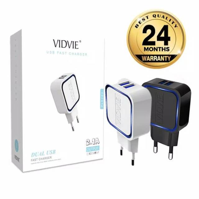VIDVIE 2 USB PORT IPHONE PLE202 (USB CABLE INCLUDED-IPHONE)