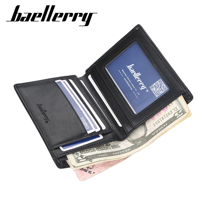 BAELLERRY D9158 Dompet Pria Bahan Kulit PU Leather Premium WATCHKITE BAEOS-2