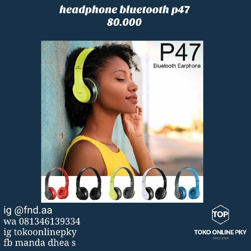 headphone bluetooth p47