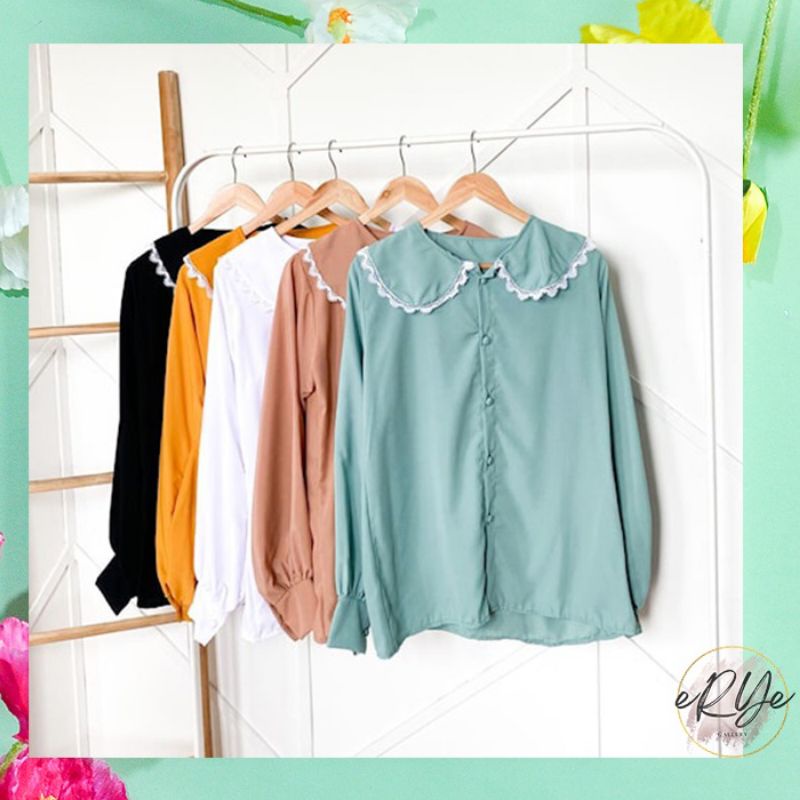 ATASAN WANITA BLOUSE KELLYA MOSSCREPE VVZQ-125