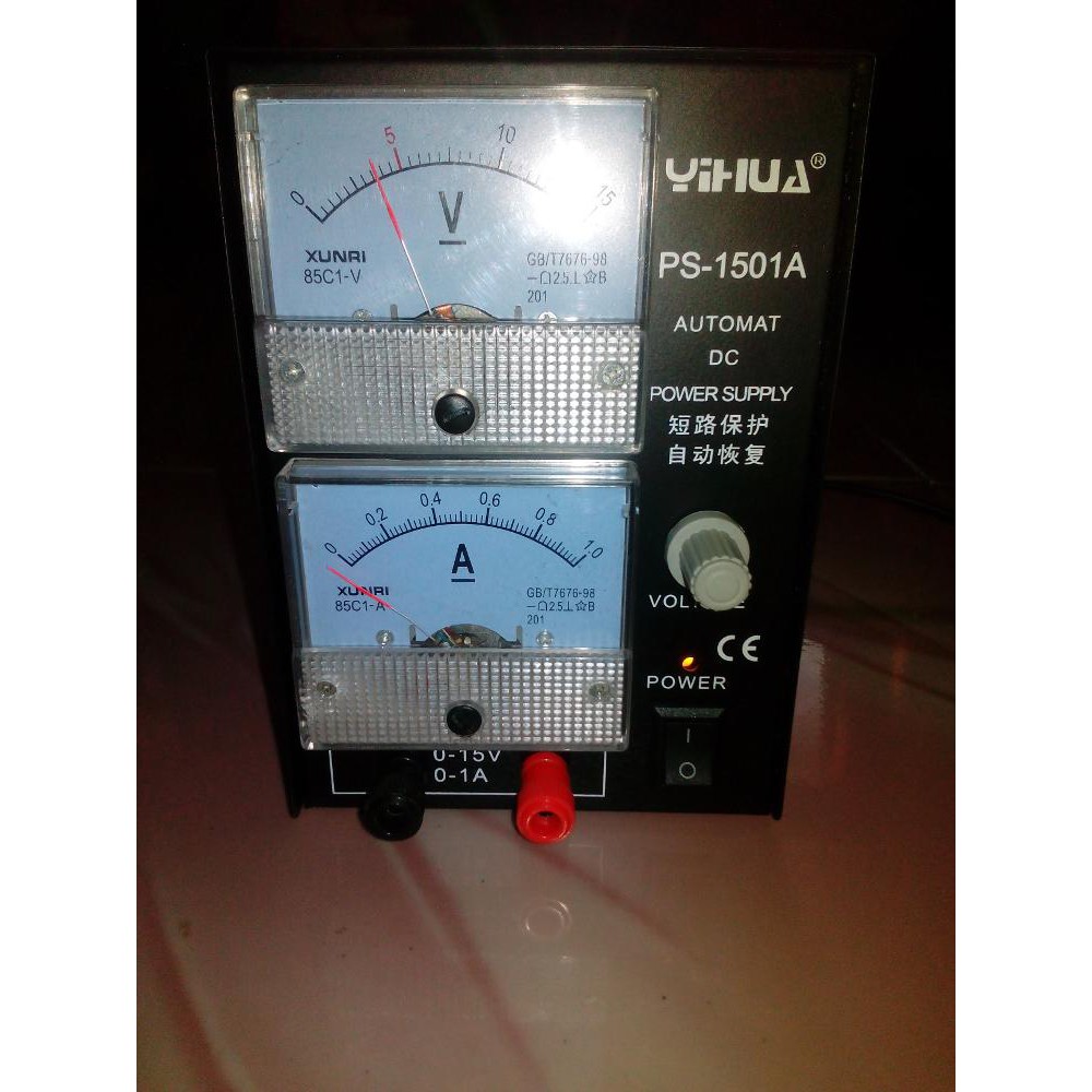 POWER SUPPLY MANUAL/ANALOG MODEL 1501A