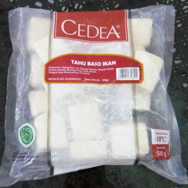 

Cedea tahu bakso ikan 500gr