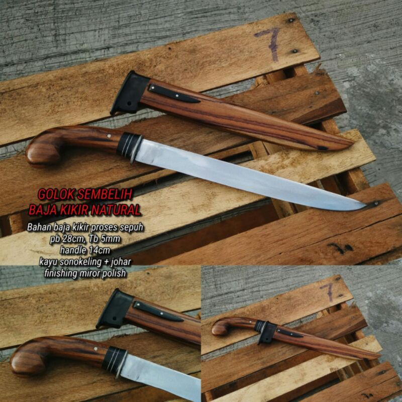 GOLOKBONGOL SEMBELIH SERBAGUNA BAHAN KIKIR / KIHKIR TAJAM _ GOLSEM _ PISAU SEMBELIH  PISAU CAP GARPU