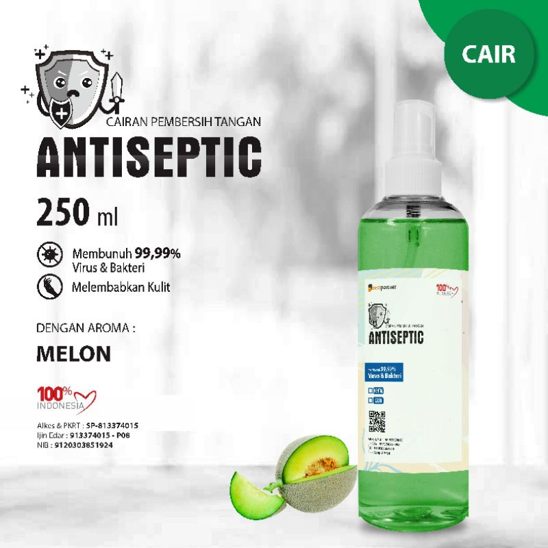 Handsanitizer cair spray 250 ml spray aneka aroma buah