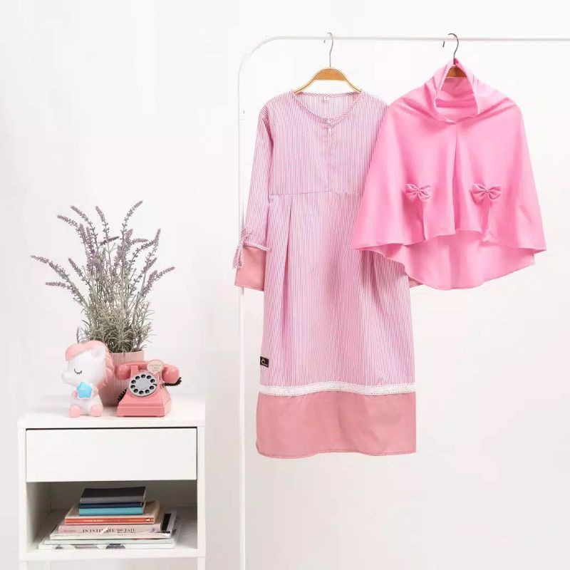 Medan murah : gamis anak katun murah 4-9 th