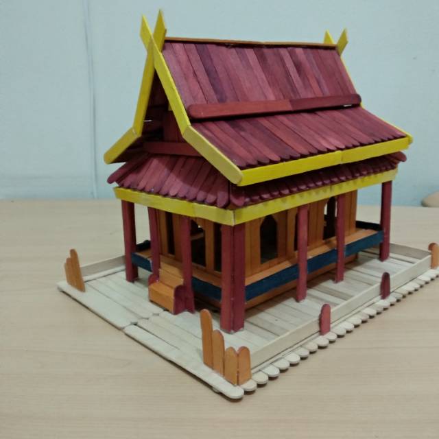 Jual Prakarya Maket Miniatur Rumah Adat Riau Shopee Indonesia 4459