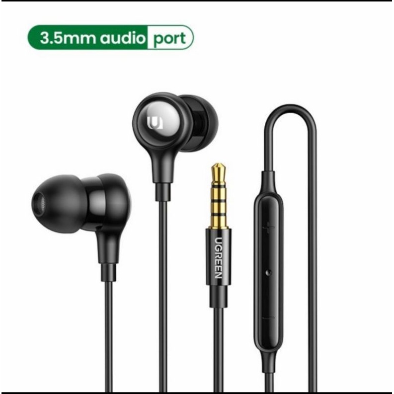 Ugreen Earphone Headset Audio Mic Stereo Hifi With Aux 3.5mm / Usb C / Lightning