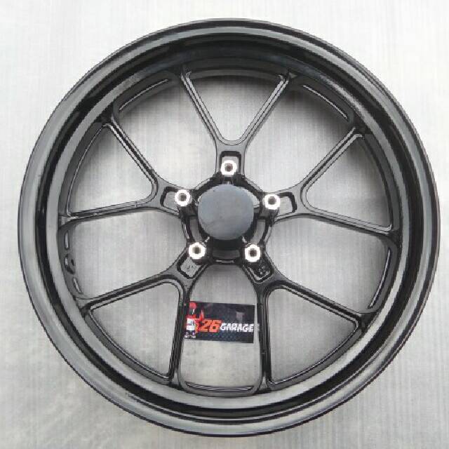 VELG DEPAN NINJA 250 / Z250 / MT25 / R25 DOUBLE DISC 3,5 INCH TAPAK LEBAR