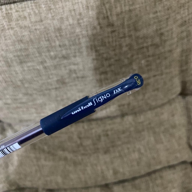

Uniball Signo DX 0.38 Blue Black - Uni Ball Uni-Ball 0,38 Mitsubishi UM-151 Made in Japan Jepang Pen Pulpen