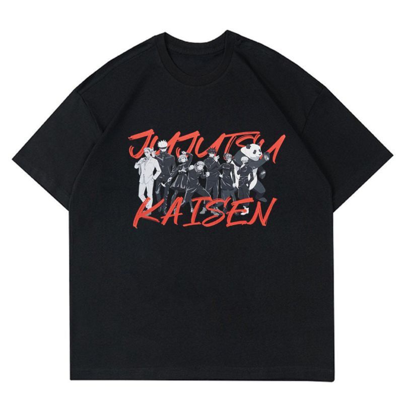 T-shirt | Oversize | KAOS JUJUTSU KAISEN X UNIQLO COLLECTION | T-SHIRT BAJU ANIME JUJUTSU KAISEN | B