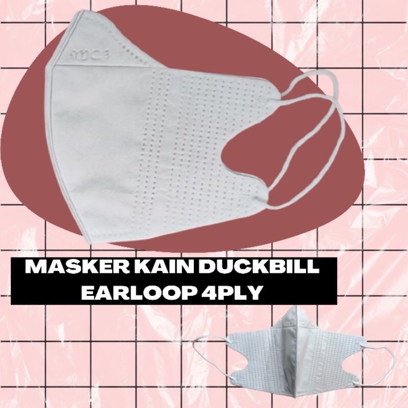 MASKER DUCKBILL 4 PLY BISA DICUCI