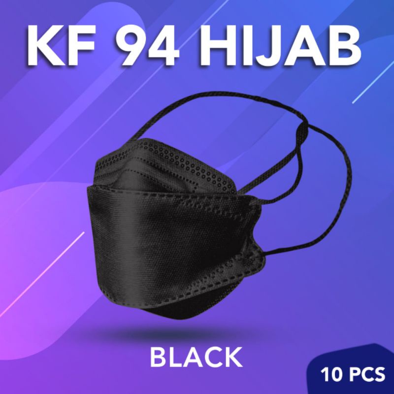 MASKER HIJAB KOREA KF94 4PLY /PAK ISI 10PCS