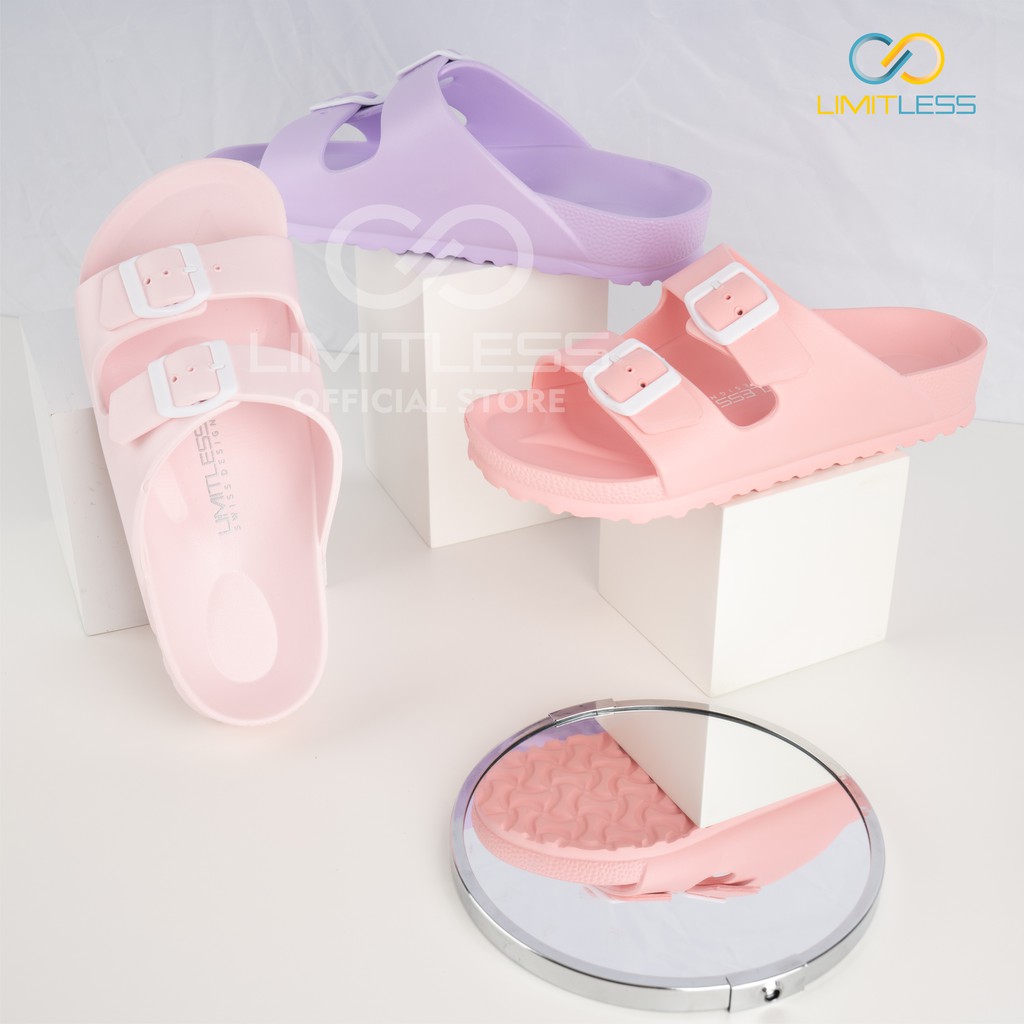 Sandal Wanita Selop Limitless Sandal Cewek Slip On Casual Santai Sendal Perempuan Selop Kekinian