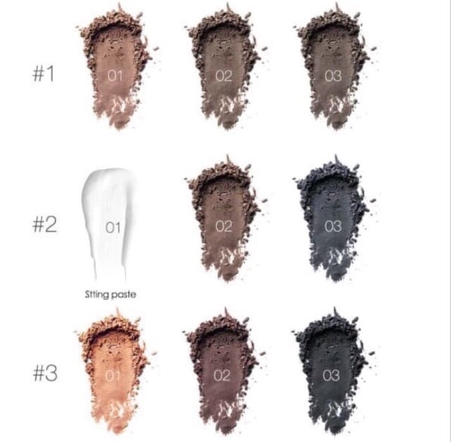 Focallure 3 Color Eye Brows Powder Palette | FA04