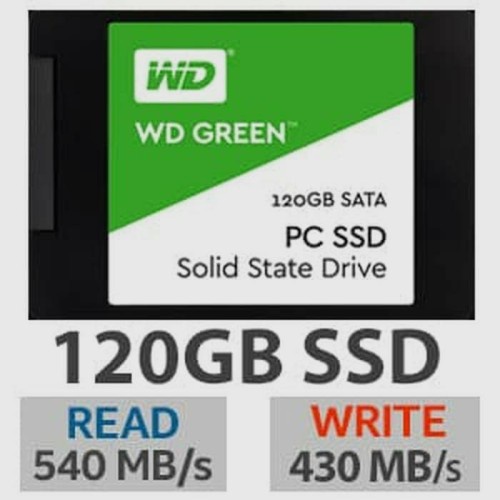 Ssd 120gb wdc green sata III