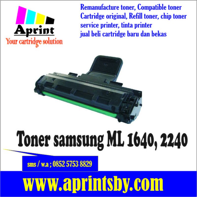 toner samsung ML 1640, 2240 cartridge printer laserjet mlt 108