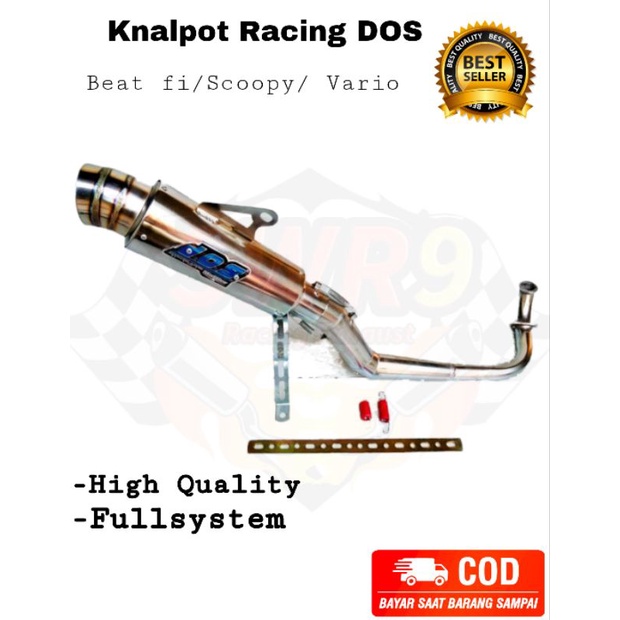 Knalpot Racing DOS Beat, Scoopy, Spacy, Vario