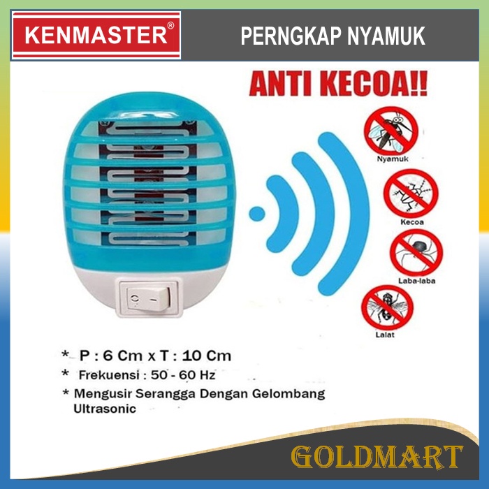 Perangkap Nyamuk - Serangga Kenmaster Anti Kecoa Tanpa Kimia Mosquito Pest Killer KM-WD02