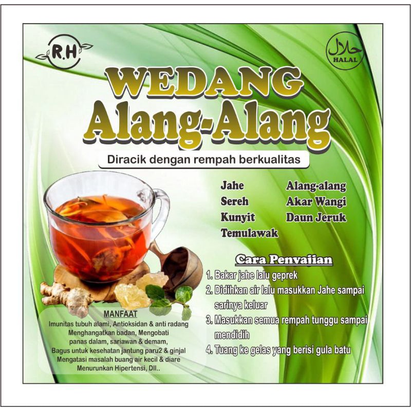 

wedang alang² dan sari rapet
